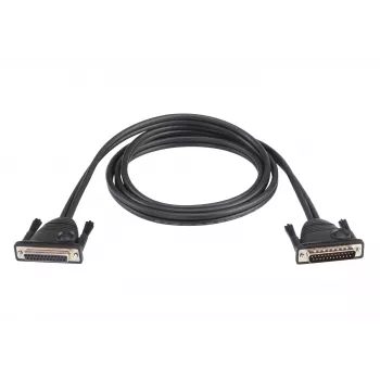 ATEN 2L-2715 KVM Stacking-Kabel - DB-25 Stecker auf DB-25 Buchse, 0,6 m (2 ft), Schwarz