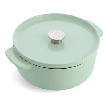 KitchenAid Bräter aus emailliertem Gusseisen 26 cm, Pistazie