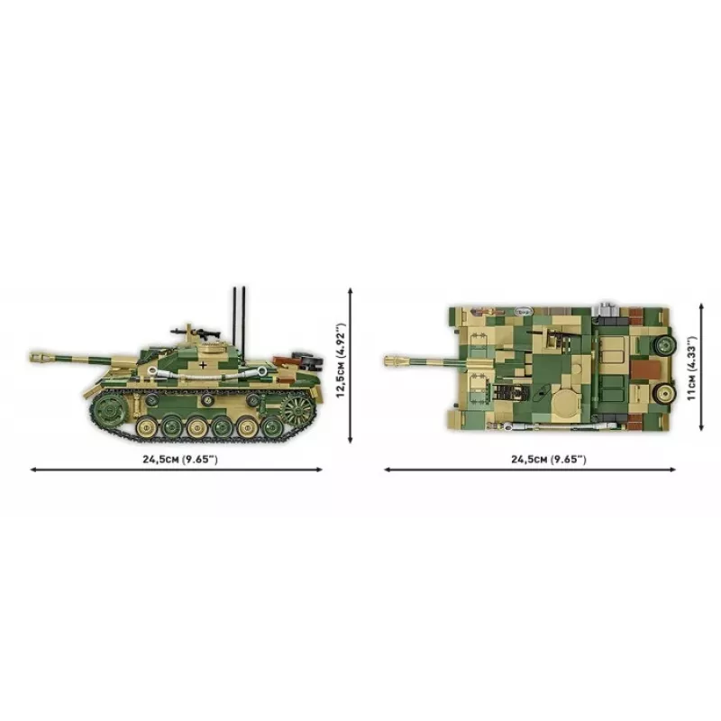 COBI KLOCKI StuG III Ausf. G Bausteine-Set - 955 Teile