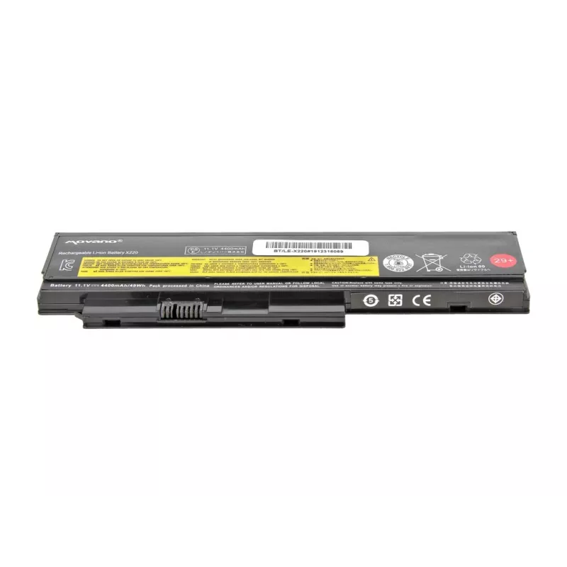 MOVANO Akku 42T4865 für Lenovo X220 X220i X220s X220T - 4400 mAh (48 Wh)