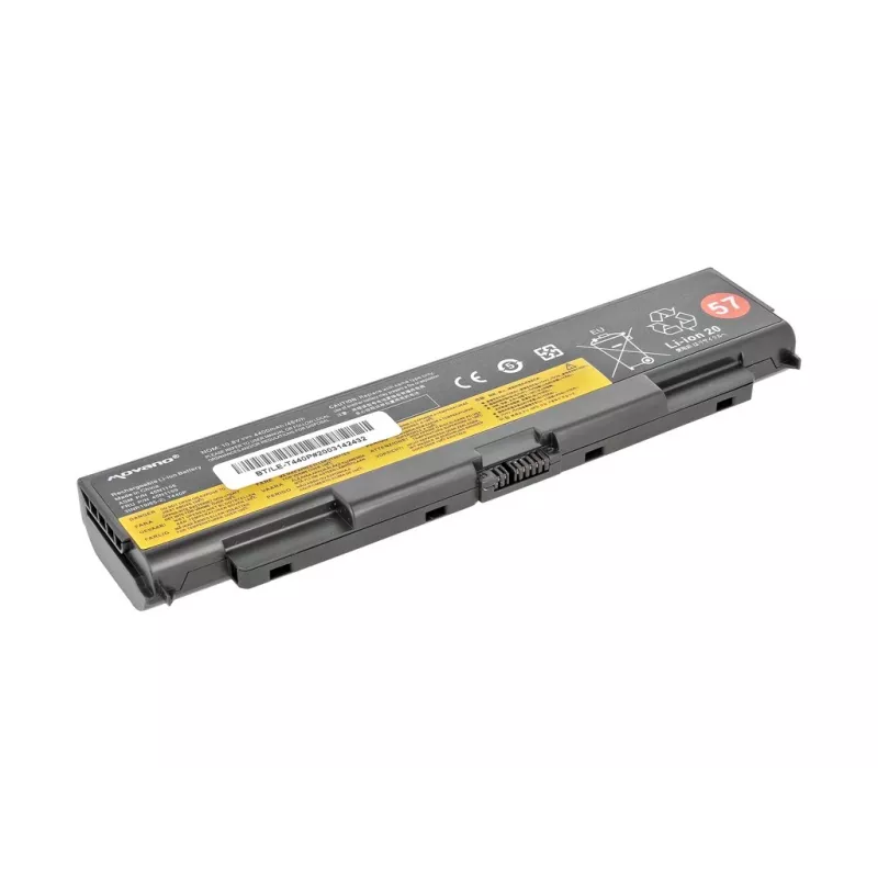 MOVANO Akku 45N1153 für Lenovo ThinkPad W540 L540 T440P - 4400 mAh (48 Wh)