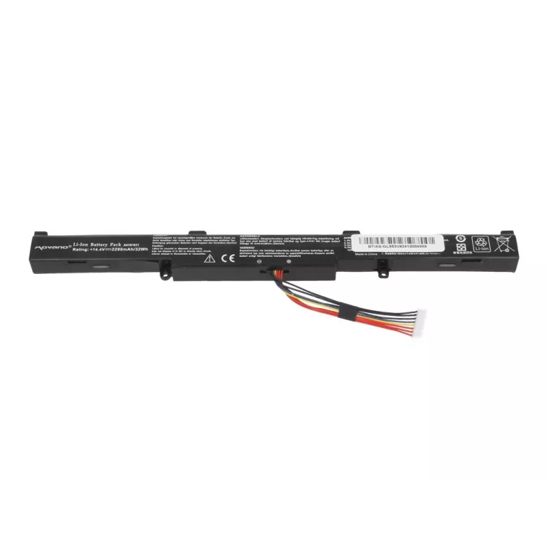 MOVANO Akku A41N1611 für Asus ROG GL553 GL553VW GL553VD GL553VE GL753V - 2200 mAh (32 Wh)