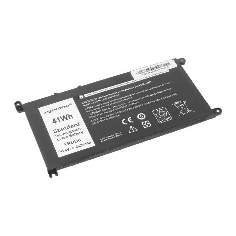 MITSU Akku YRDD6 für Dell Inspiron 14 5481 5590 - 3600 mAh (41 Wh)