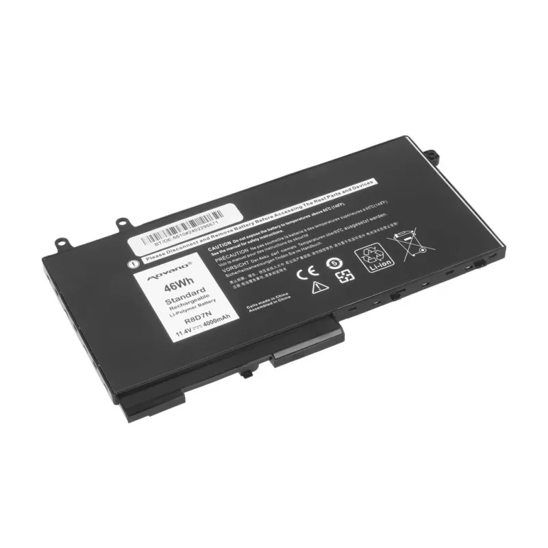 MITSU Akku R8D7N für Dell Latitude 5410 5411 5500 Precision 3541 3550 - 4000 mAh (46 Wh)