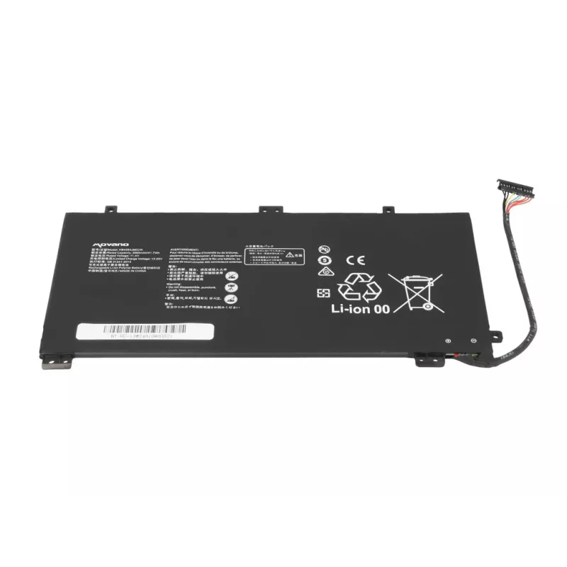 MOVANO Akku für Huawei MateBook 13 WRT-W19 WX9 W29 HN-W19 HB4593J6ECW - 3660 mAh (41,7 Wh)