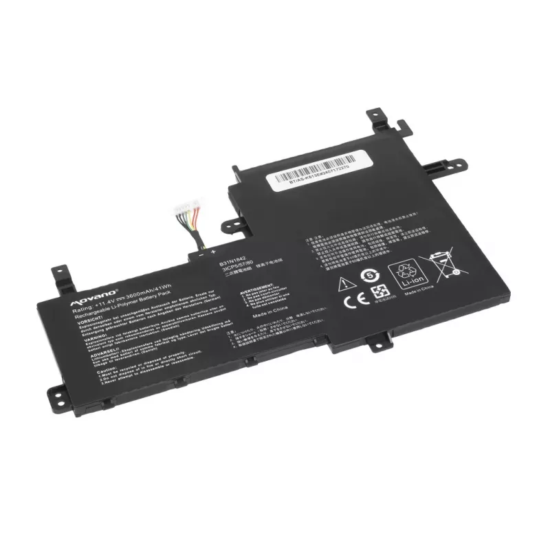 MITSU Akku B31N1842 für Asus Vivobook K513E M513I S513E V531FA X531F - 3600 mAh (41 Wh)