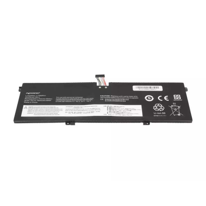 MOVANO Akku L17C4PH1 für Lenovo Yoga C930-13IKB - 7600 mAh (58 Wh)