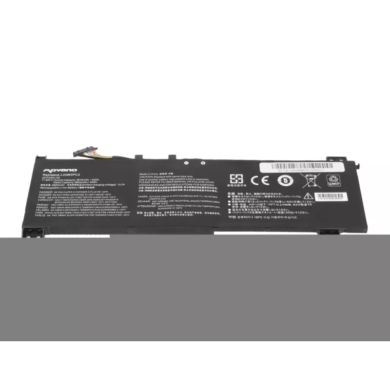 MOVANO Akku L20C3PC2 L20M3PC2 L20L3PC2 für Lenovo IdeaPad Gaming 3 15ACH6 15IHU6 - 3750 mAh (43 Wh)
