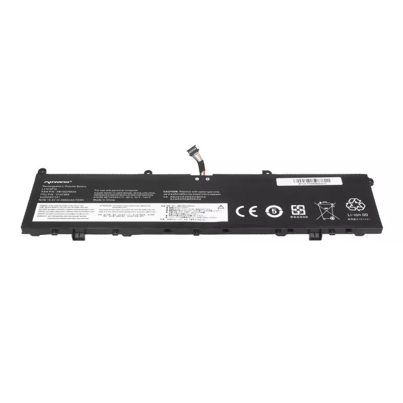MOVANO Akku L17C4P72 L17M4P72 für Lenovo ThinkPad P1 X1 Extreme 1. 2. Gen 01AY969 - 4960 mAh (76 Wh)