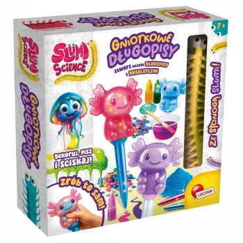 LISCIANI Slumi Squishy Pens - Sortiment neuartiger Kugelschreiber mit Stressabbau-Aufsatz, schwarze Tinte, 0,7 mm mittlere Spitze, Packung mit 1 Stück