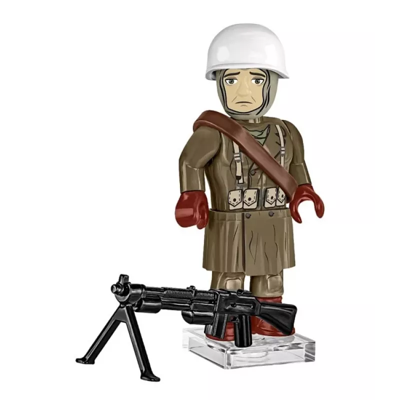 COBI Small Army Battle of the Bulge 1944 Bausteine-Set, 75 Teile, 1 US-Soldatenfigur
