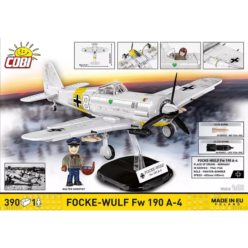 COBI Focke-Wulf Fw 190 A-4 Konstruktionsbausteine-Set