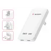 Verbatim Slim GaN Charger 2 Port 65W (EU/UK/US) Weiß