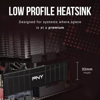 PNY 16GB DDR4 3200MHz Low Profile Desktop-Speichermodul