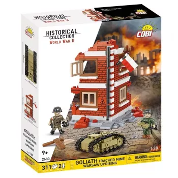 COBI Historical Collection Goliath Gleiskettenmine Warschauer Aufstand 1:35 Modellbausatz - 311 Teile
