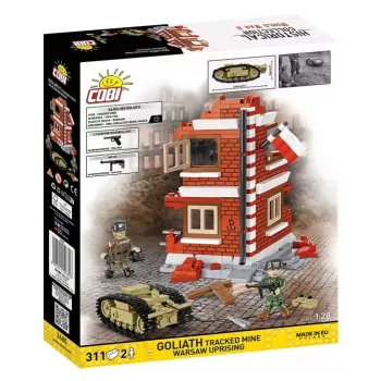 COBI Historical Collection Goliath Gleiskettenmine Warschauer Aufstand 1:35 Modellbausatz - 311 Teile