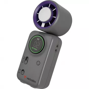 Verbatim Cool'n'Go Ice Touch Mini Handventilator (Violett/Grau)