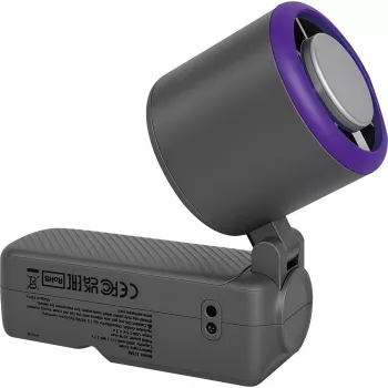 Verbatim Cool'n' Go Ice Touch Pro Handheld Fan Grau/Lila