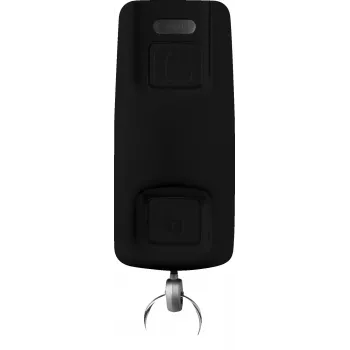 ABUS Security-Center HomeTec Pro Fernbedienung CFF3100 – 2-Kanal-Funkschlüsselanhänger für Türschloss-Aktuatoren CFA3000/CFA3010, 868,3 MHz, Silber