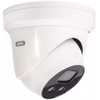 ABUS IPCB58511B 8 MP 4K IP Dome Kamera mit 4 mm Objektiv, PoE, IR Nachtsicht bis 30 m, IP67/IK10, eingebautes Mikrofon