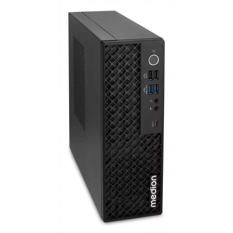 Medion 10026214 PICOWORX T80III MD340101 Mini-PC, Intel Processor N100, 16GB RAM, 512GB SSD, Windows 11 Pro, Wi-Fi 6, Schwarz