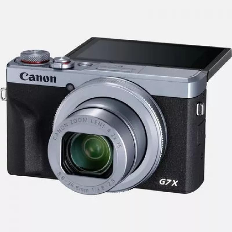 Canon PowerShot G7 X Mark III Digitalkamera (20.1MP, 4.2-facher optischer Zoom, 4K-Video, Wi-Fi/Bluetooth) - Schwarz