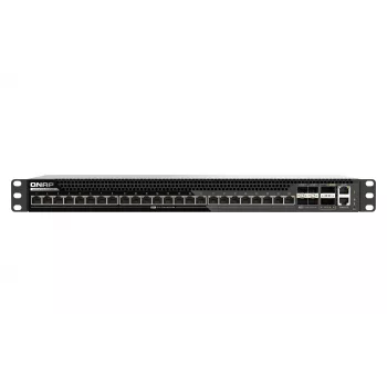 QNAP QSW-M7230-2X4F24T 30-Port Multi-Gigabit Managed Switch mit 2x100GbE QSFP28, 4x25GbE SFP28, 24x10GbE RJ45, Layer 3 Lite