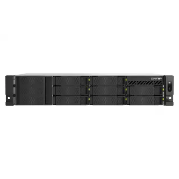 QNAP TS-H1065EU-RP 10-Bay Rackmount-NAS mit Intel Xeon D-1622, 16GB RAM, 2.5GbE, redundantes Netzteil
