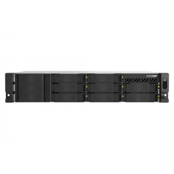 QNAP TS-H1065EU-RP 10-Bay Rackmount-NAS mit Intel Xeon D-1622, 16GB RAM, 2.5GbE, redundantes Netzteil