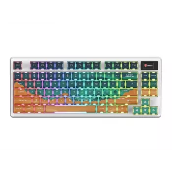 MSI Forge GK600 TKL Kabellose Mechanische Gaming-Tastatur - Mars US ANSI, Tri-Mode, Hot-Swappable Forge Switches, Per-Key RGB, PBT Keycaps