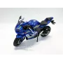 PULIO MSZ 1/12 Suzuki GSX-R1000 blaues Diecast-Motorradmodell
