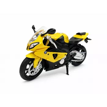 PULIO Motorrad MSZ 1/12 BMW S1000 RR Gelbes Diecast-Modell