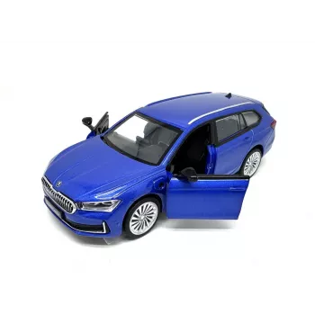 PULIO 1:35 Skoda Superb Combi Die-Cast Modellauto mit Licht und Sound