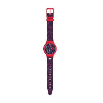 PULIO Spiderman Analog Kinderuhr in Sammelblechdose