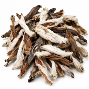 PTI PETITTO Kaninchenohr mit Fell Hundekauartikel - 1 kg