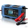 Qoltec 52668 Intelligentes Batterieladegerät 12V 10A mit Reparaturfunktion für AGM GEL LiFePO4