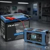 Qoltec 52668 Intelligentes Batterieladegerät 12V 10A mit Reparaturfunktion für AGM GEL LiFePO4