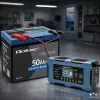 Qoltec 52669 Intelligentes Batterieladegerät 12V 6A mit Reparaturfunktion für AGM GEL LiFePO4