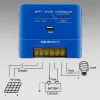 QOLTEC MPPT 15A Solarladeregler 12V/24V für LiFePO4, Gel, AGM, Flooded, Sealed Lead-Acid mit LCD und RS485