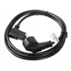 LANBERG CA-C13C-12CC-0030-BK 3m Winkel-Schuko auf IEC C13 Netzkabel, H05VV-F 3G1.0, VDE, Schwarz