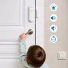 GREENBLUE GB478 Kabelloser WiFi Tür-/Fenstersensor – Intelligenter Magnetkontakt, Tuya & Gosund App, Alexa/Google, Batteriebetrieben, Weiß