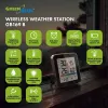 GREENBLUE GB169 B Funk-Wetterstation mit Farbdisplay und Außensensor