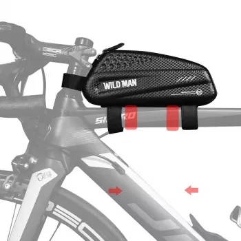WILDMAN EX 1L Fahrrad-Rahmentasche Schwarz