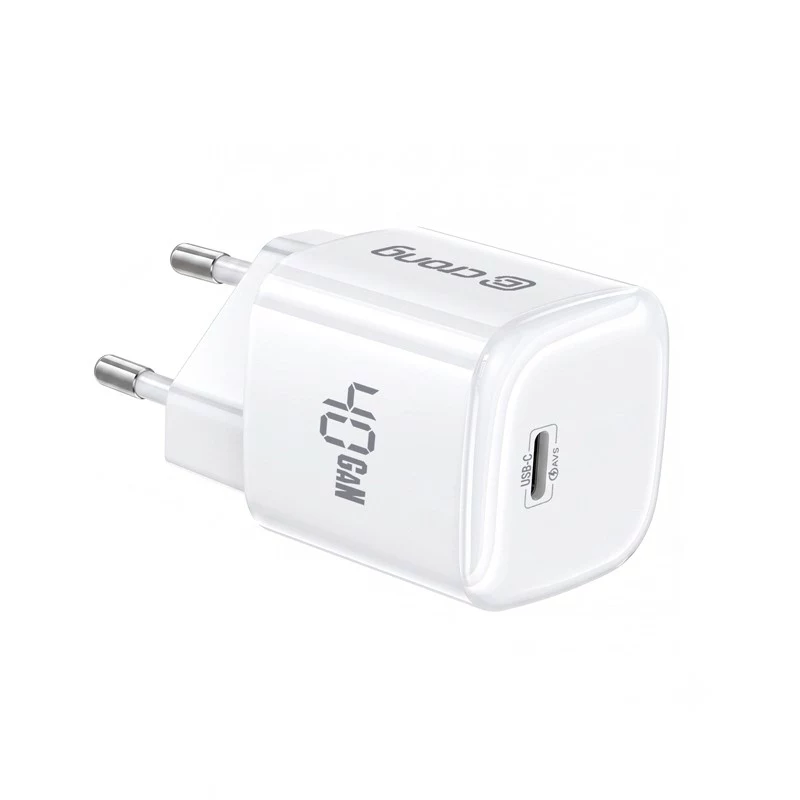 CRONG NEO GaN 40W USB-C PD 3.2 Wandladegerät mit AVS - Weiß