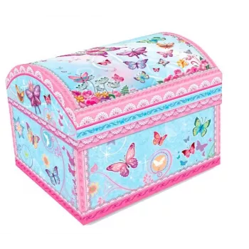PULIO Pecoware Truhe Musikbox - Schmetterlinge 2