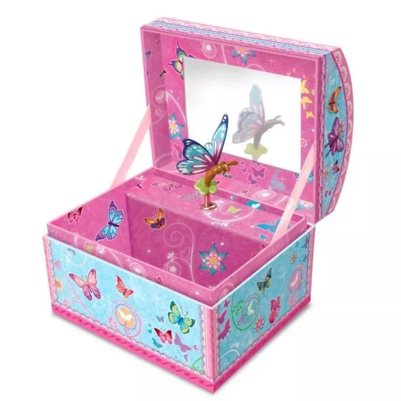 PULIO Pecoware Truhe Musikbox - Schmetterlinge 2