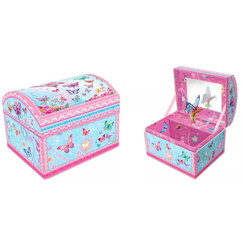 PULIO Pecoware Truhe Musikbox - Schmetterlinge 2
