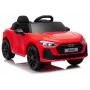 LEAN CARS Audi A5L HL788 Rot 12V Elektro-Kinderauto mit elternferngesteuerter Fernbedienung, EVA-Rädern, LED-Leuchten, Musikpanel, Sicherheitsgurt, Öko-Leder-Sitz, für Kinder von 3-6 Jahren