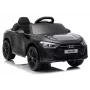 LEAN CARS Audi A5L HL788 Schwarz 12V batteriebetriebenes Kinderauto mit Fernbedienung für Eltern, LED-Leuchten, MP3, EVA-Schaumräder, Öko-Ledersitz, 30 kg max. Belastung, für Kinder von 3-8 Jahren