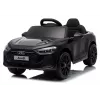 LEAN CARS Audi A5L HL788 Schwarz 12V batteriebetriebenes Kinderauto mit Fernbedienung für Eltern, LED-Leuchten, MP3, EVA-Schaumräder, Öko-Ledersitz, 30 kg max. Belastung, für Kinder von 3-8 Jahren